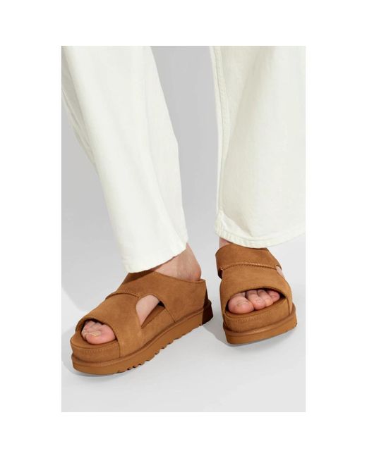 Ugg Brown Sliders
