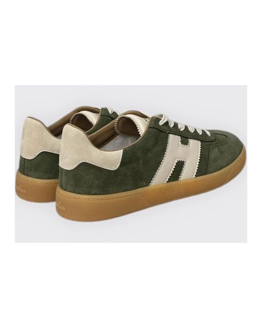 Cool lace-up sneakers di Hogan in Green da Uomo