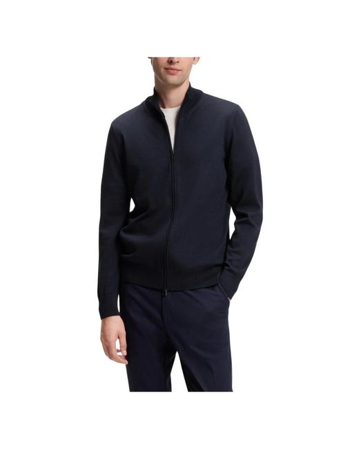 Cardigans HUGO pour homme en coloris Blue