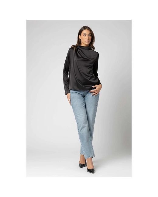 Blouses Kocca de color Black