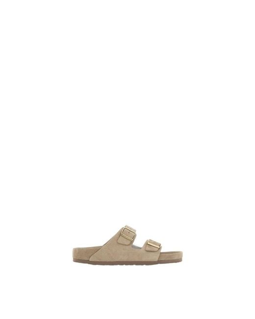 Birkenstock Natural Sliders