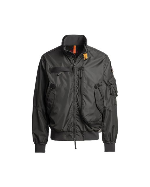 Parajumpers Jassen ,Grijs ,Polyester Wes Bomber Jacket in het Black voor heren
