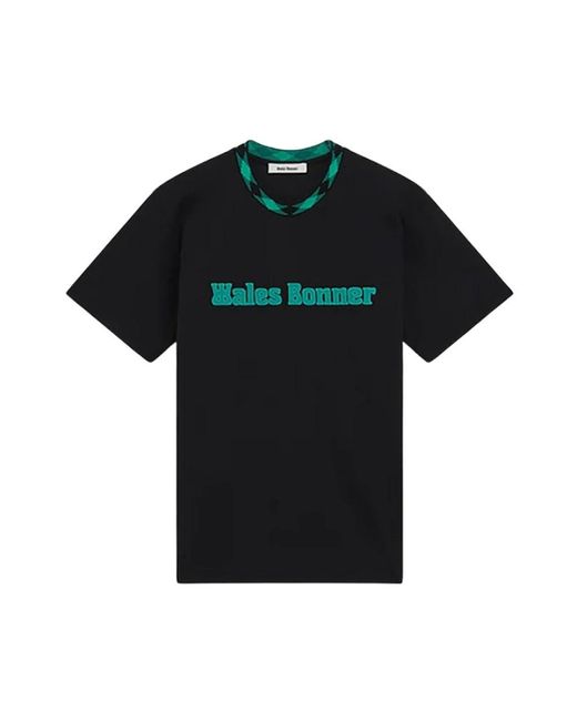 Wales Bonner Black T-Shirts for men
