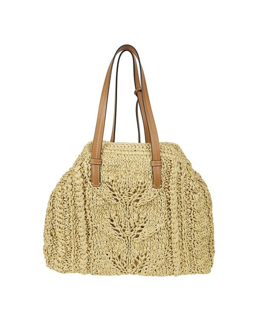 Ermanno Scervino Metallic Tote Bags