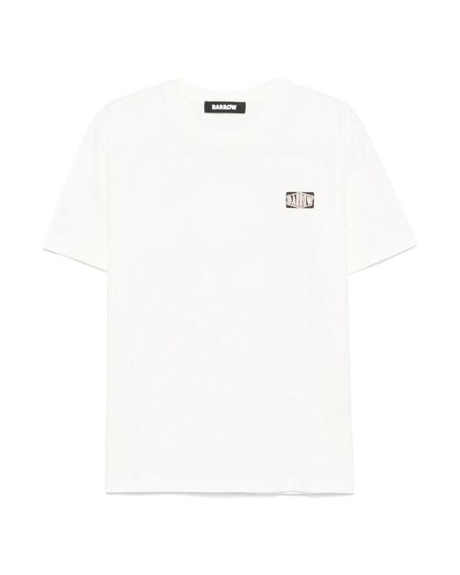 T-Shirts Barrow de hombre de color White
