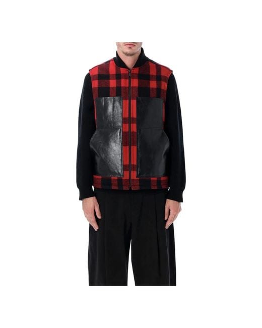 Junya Watanabe Black Vests for men