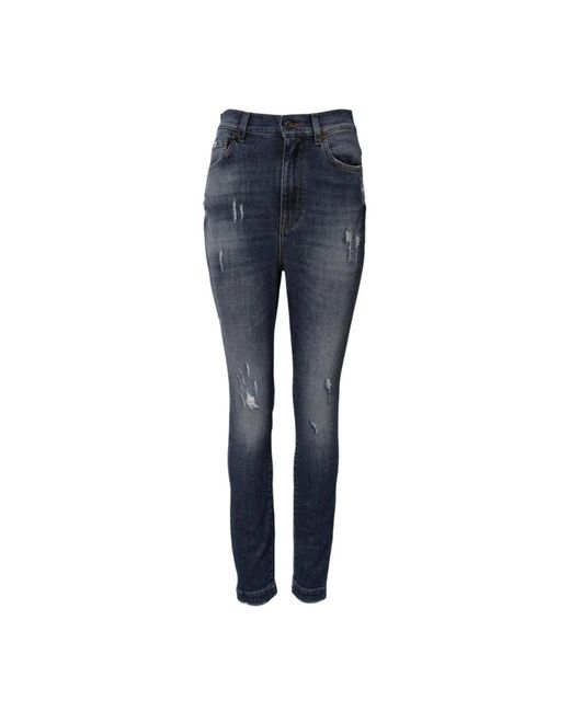 Dolce & Gabbana Blue Skinny Fit Jeans