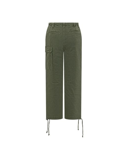 Ba&sh Green Straight Trousers