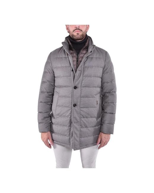Moorer Gray Winter Jackets for men