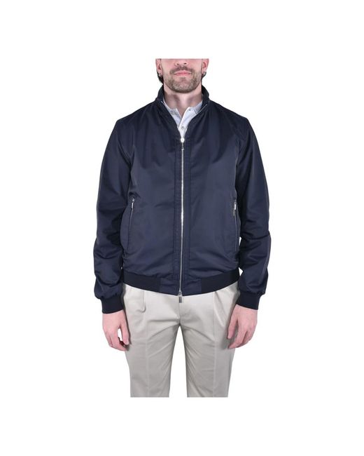 Moorer Blue Bomber Jackets for men