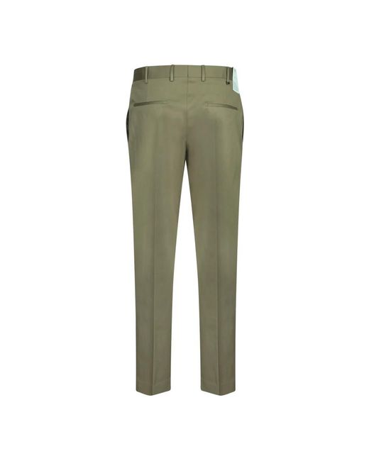 PT Torino Green Suit Trousers for men