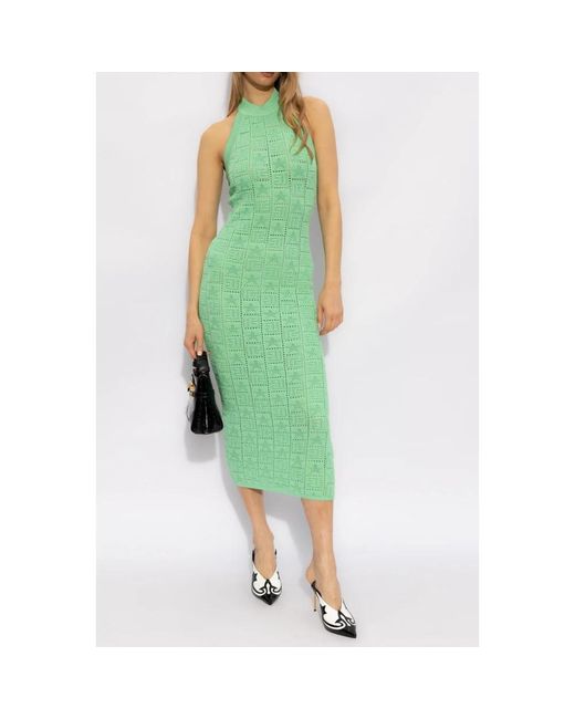 Balmain Midi Dresses in het Green