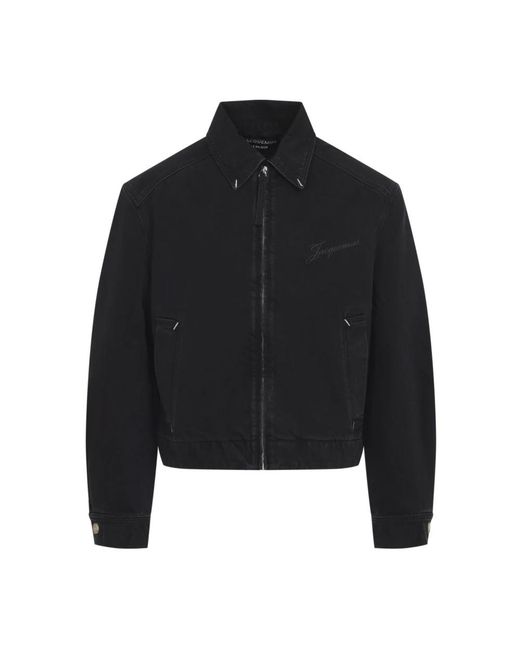 Jacquemus Black Denim Jackets for men