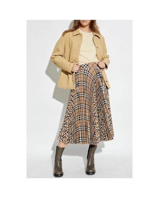 Light Jackets Burberry de color Natural