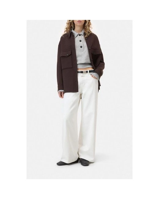 Closed Wide Jeans in het White