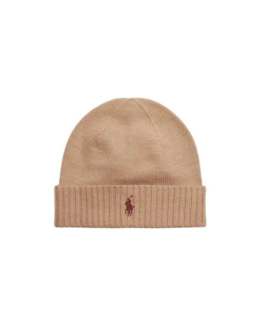 Beanies di Polo Ralph Lauren in Natural da Uomo
