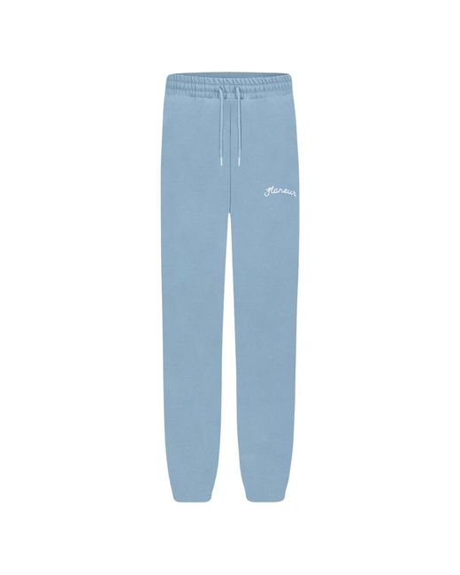 flâneur Lichtblauwe Signature Sweatpants in het Blue voor heren