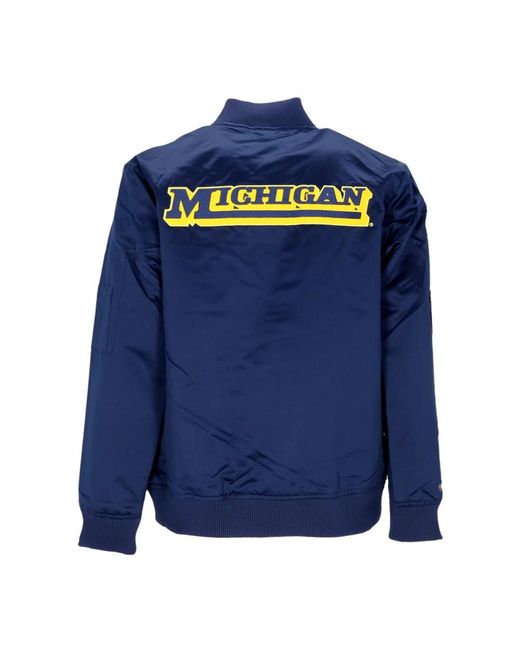 Bomber Jackets di Mitchell & Ness in Blue da Uomo