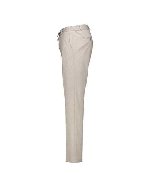 Zuitable Gray Slim-Fit Trousers for men