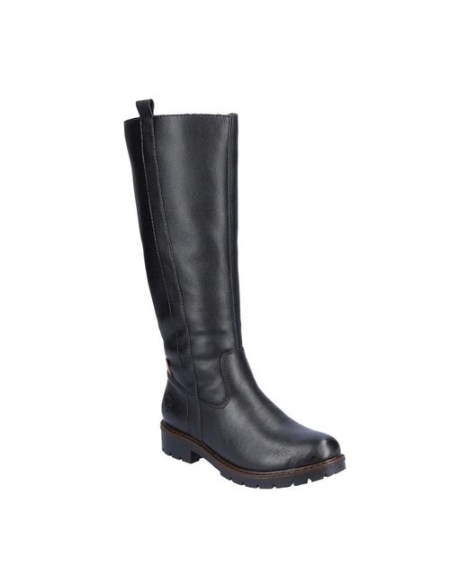 High Boots di Rieker in Black