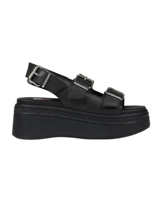 Wedges di Tommy Hilfiger in Black