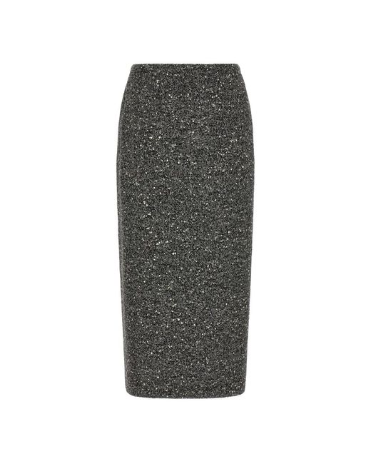 Valentino Garavani Gray Pencil Skirts