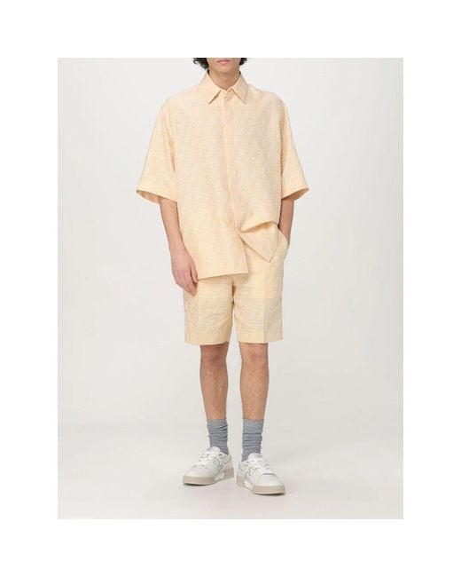 Casual Shorts Fendi de hombre de color Natural