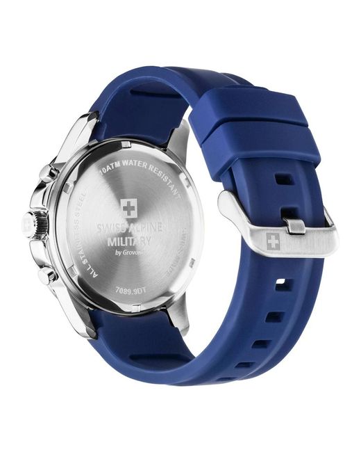Swiss Alpine Military Blue Watches for men