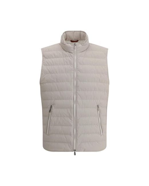 Brunello Cucinelli Vests in het Gray voor heren