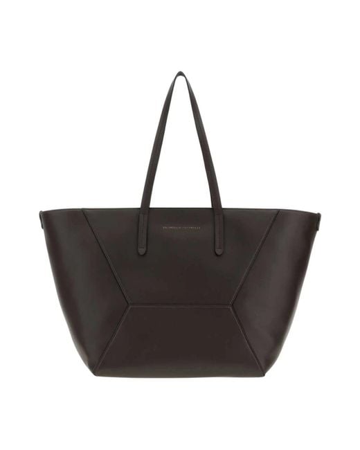 Brunello Cucinelli Black Shopping Bags