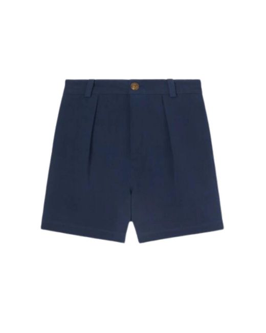 Loro Piana Blue Short Shorts