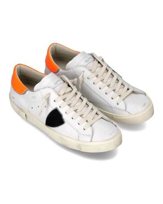 Philippe Model White Sneakers for men