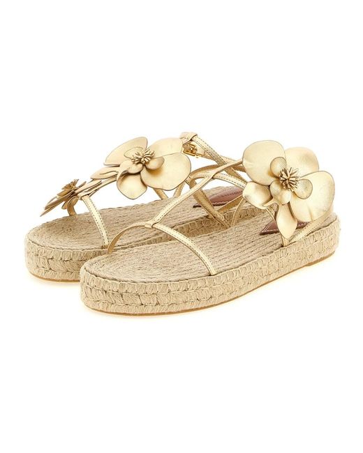 Zimmermann Metallic Flat Sandals