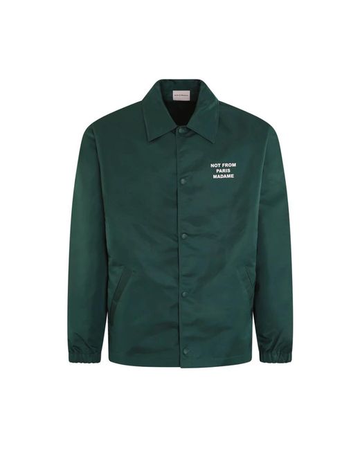 Drole de Monsieur Slogan jacke in Green für Herren