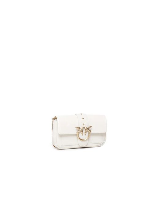 Pinko White Cross Body Bags