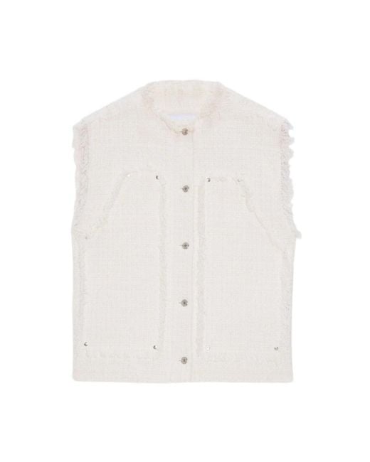 MSGM White Vests