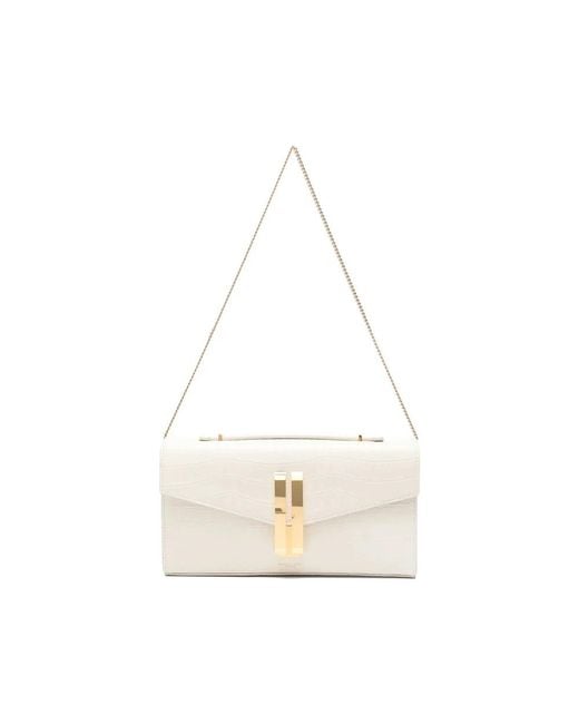 DeMellier London White Shoulder Bags