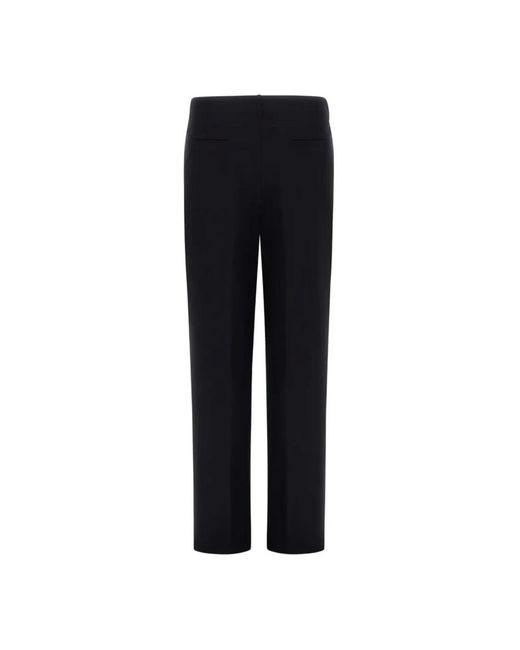 Straight Trousers Herno de color Black