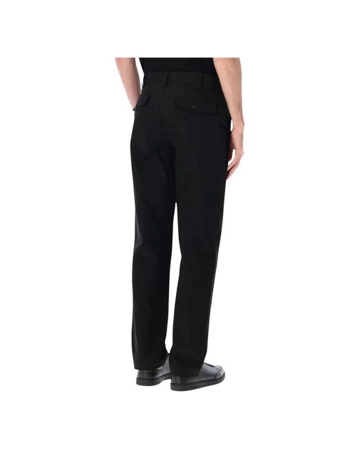 Burberry Black Straight Trousers for men