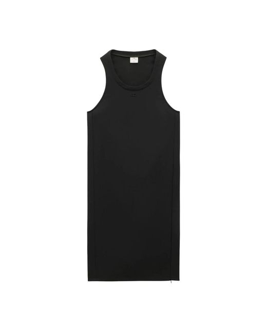 Courreges Black Midi Dresses