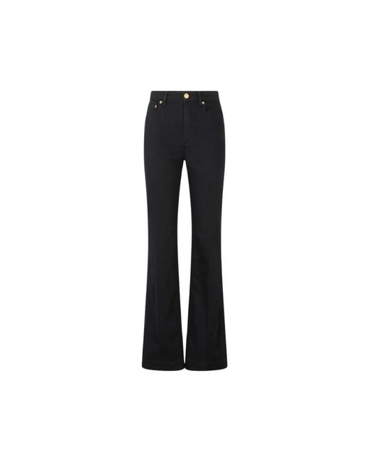 Roberto Cavalli Jeans ,Zwart ,Katoen Slang Monogram High-Rise Flared Jeans in het Black