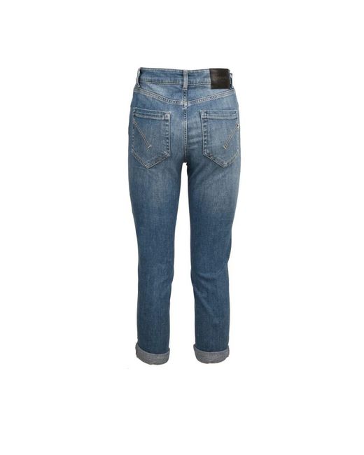 Dondup Blue Lockere baumwolljeans knöchellänge