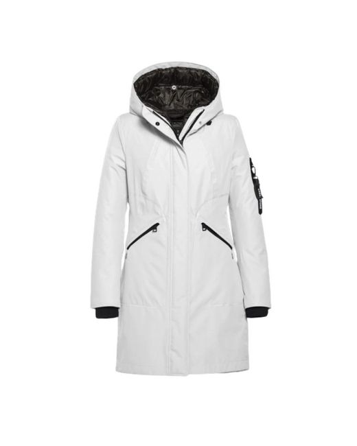 Creenstone Jassen ,Wit ,Polyester 3-In-1 Mid-Length Parka in het White