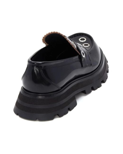 Alexander McQueen Black Loafers