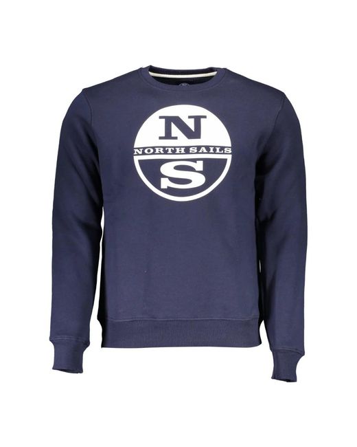 North Sails Blue Sweatshirts for men