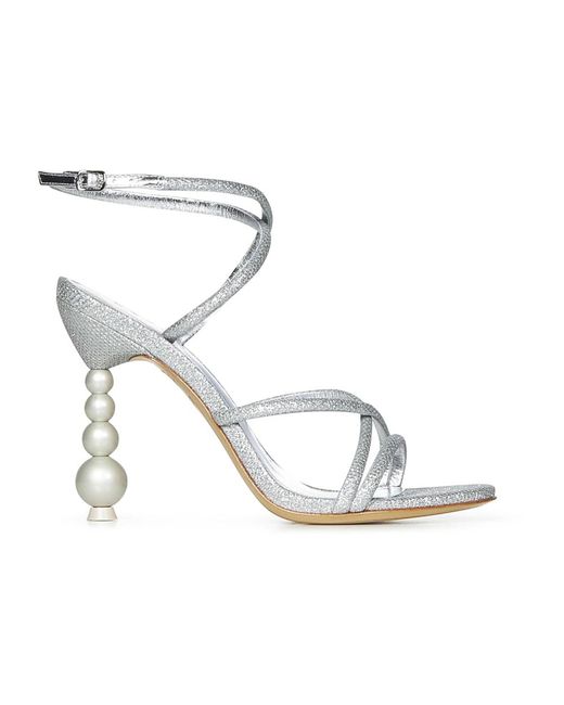 Sophia Webster High Heel Sandals in het Metallic