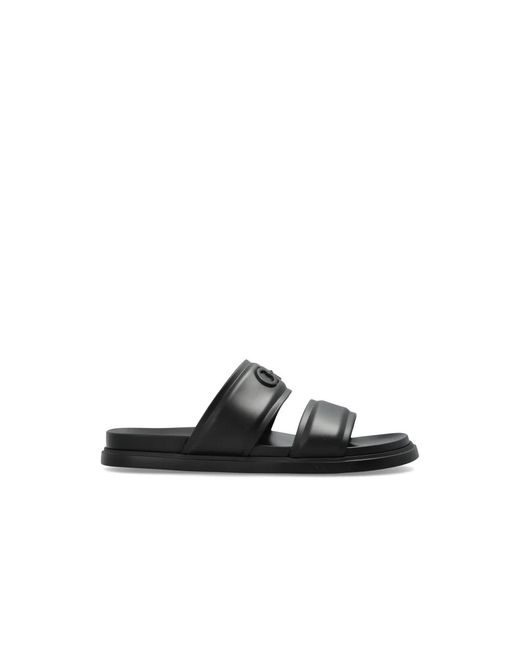 Ferragamo Saint Barth Slide in Black für Herren