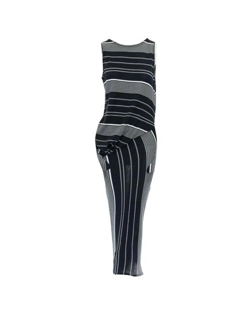 Midi Dresses Stella McCartney de color Black