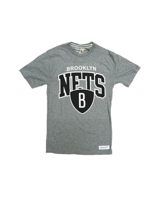 T-Shirts Mitchell & Ness de hombre de color Gray