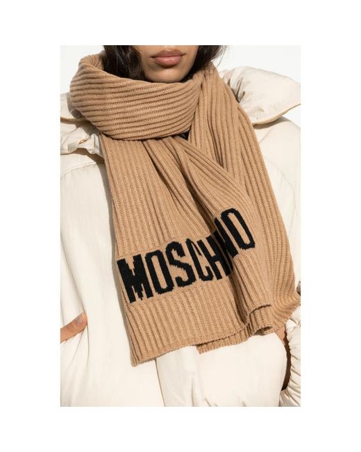 Moschino Brown Winter Scarves